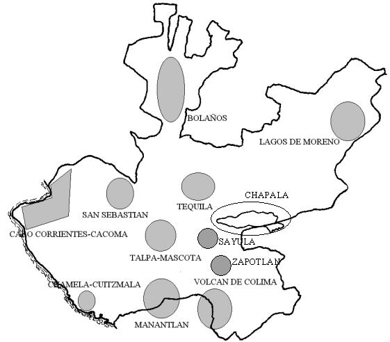 Zonas Relevantes en Jalisco